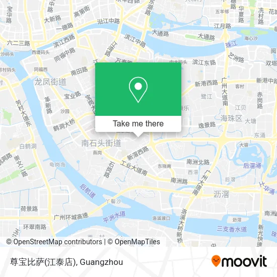 尊宝比萨(江泰店) map