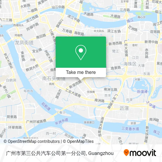 广州市第三公共汽车公司第一分公司 map