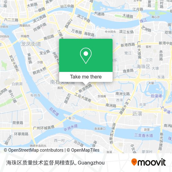 海珠区质量技术监督局稽查队 map