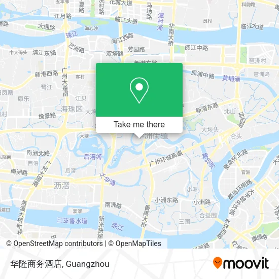 华隆商务酒店 map