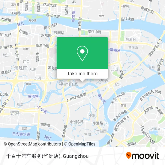 千百十汽车服务(华洲店) map
