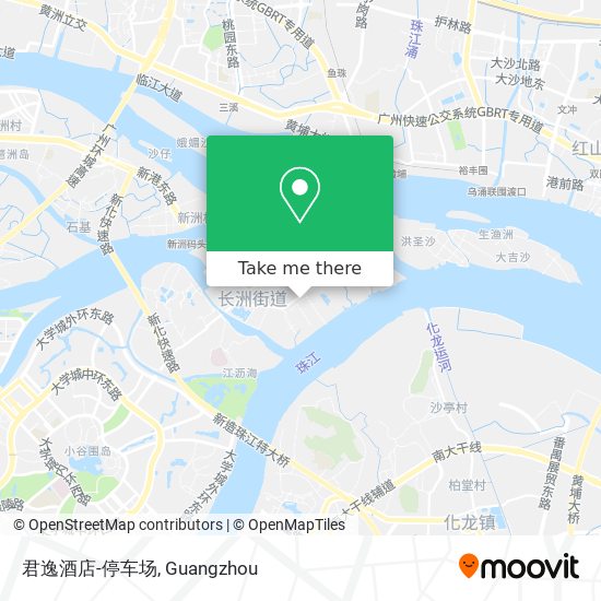 君逸酒店-停车场 map