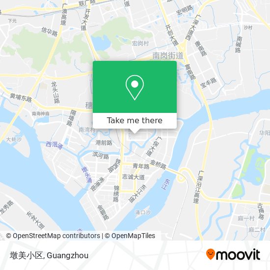 墩美小区 map