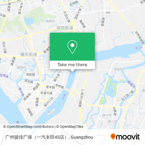广州骏佳广保（一汽丰田4S店） map