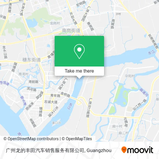 广州龙的丰田汽车销售服务有限公司 map