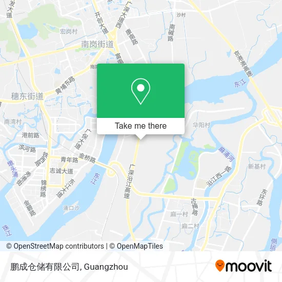 鹏成仓储有限公司 map