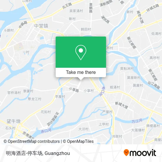 明海酒店-停车场 map