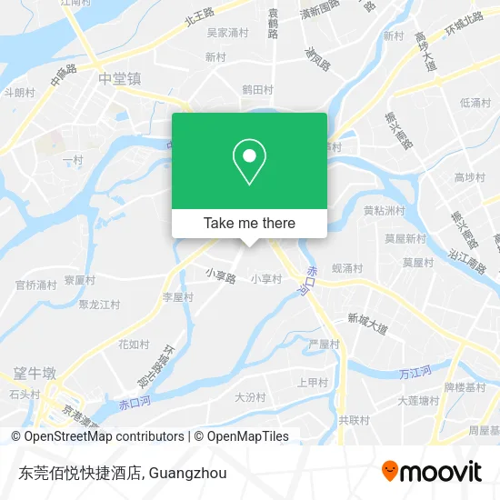 东莞佰悦快捷酒店 map