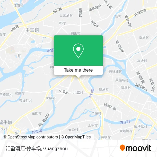 汇盈酒店-停车场 map
