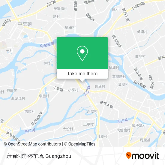 康怡医院-停车场 map