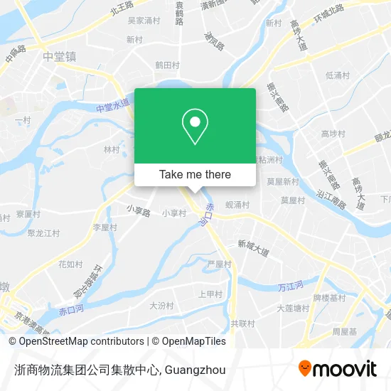 浙商物流集团公司集散中心 map