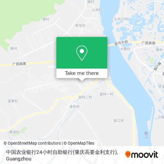 中国农业银行24小时自助银行(肇庆高要金利支行) map