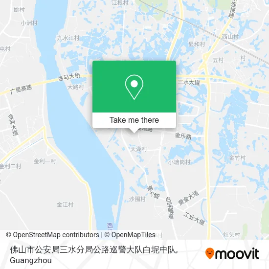 佛山市公安局三水分局公路巡警大队白坭中队 map