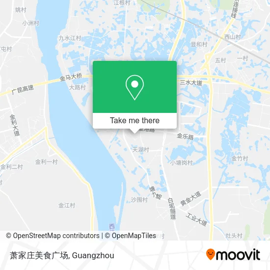 萧家庄美食广场 map