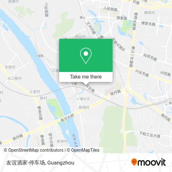 友谊酒家-停车场 map