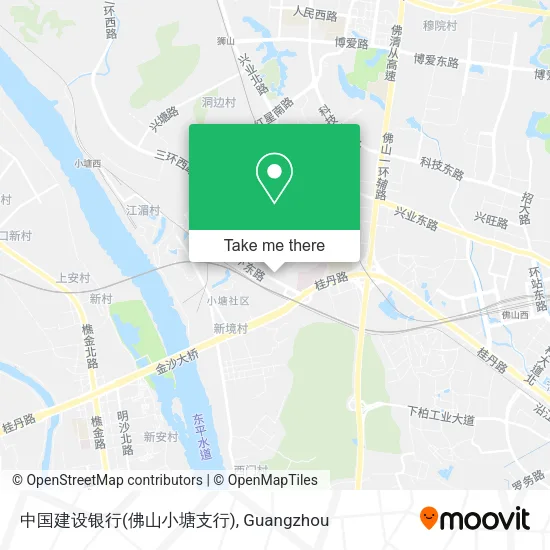 中国建设银行(佛山小塘支行) map