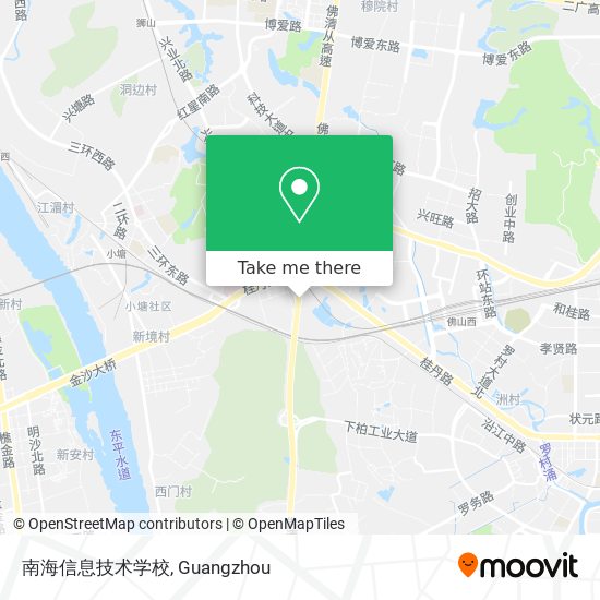 南海信息技术学校 map