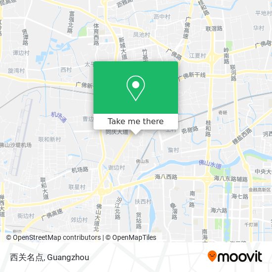 西关名点 map