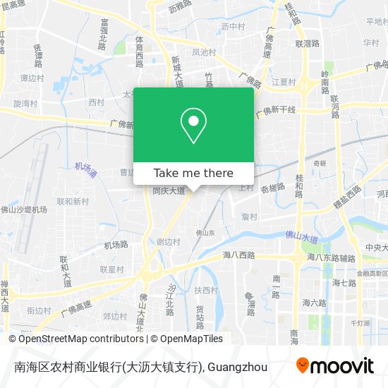 南海区农村商业银行(大沥大镇支行) map