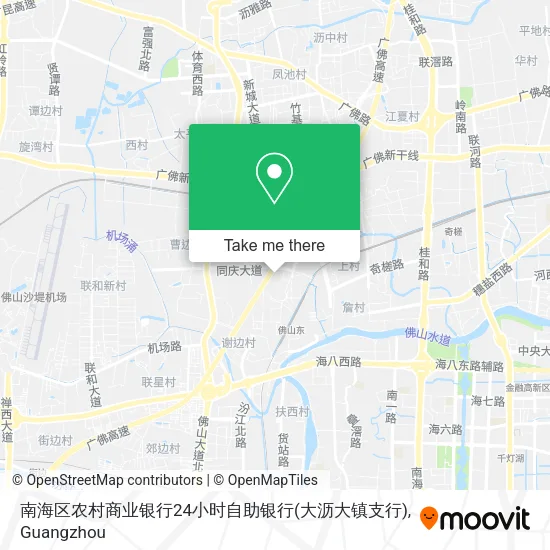 南海区农村商业银行24小时自助银行(大沥大镇支行) map