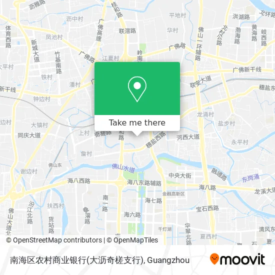 南海区农村商业银行(大沥奇槎支行) map