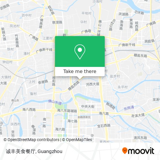 诚丰美食餐厅 map