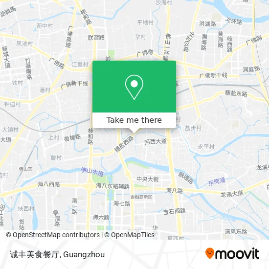 诚丰美食餐厅 map