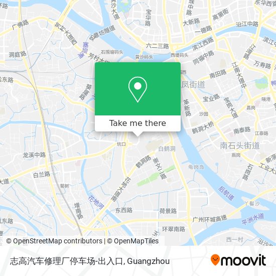 志高汽车修理厂停车场-出入口 map