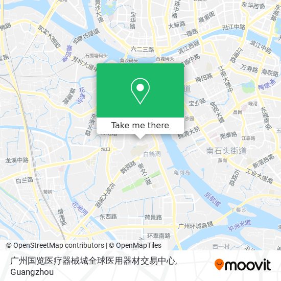 广州国览医疗器械城全球医用器材交易中心 map