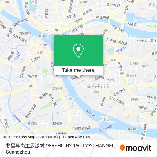 斐星尊尚主题派对??FASHION??PARTY??CHANNEL map