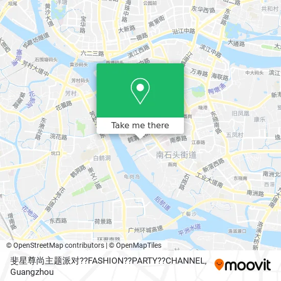 斐星尊尚主题派对??FASHION??PARTY??CHANNEL map