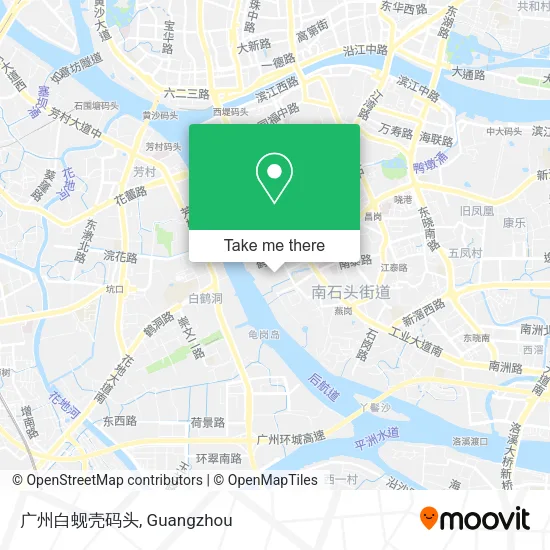 广州白蚬壳码头 map