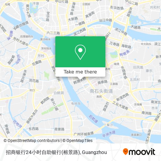 招商银行24小时自助银行(榕景路) map