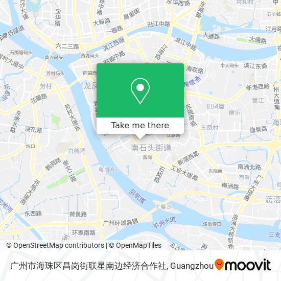 广州市海珠区昌岗街联星南边经济合作社 map