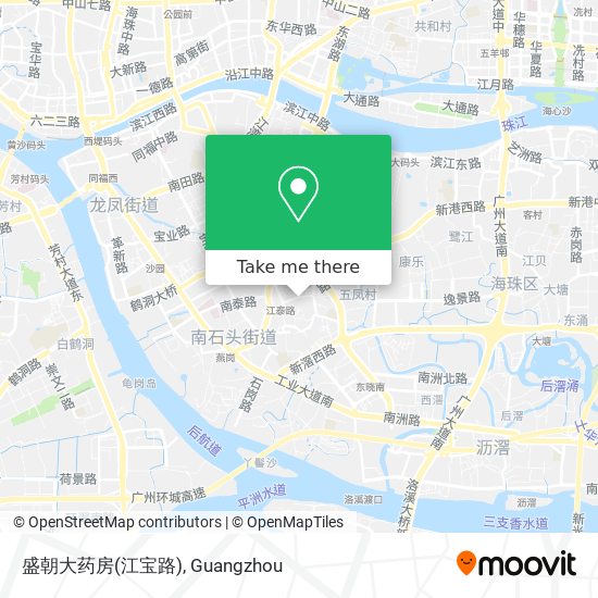 盛朝大药房(江宝路) map