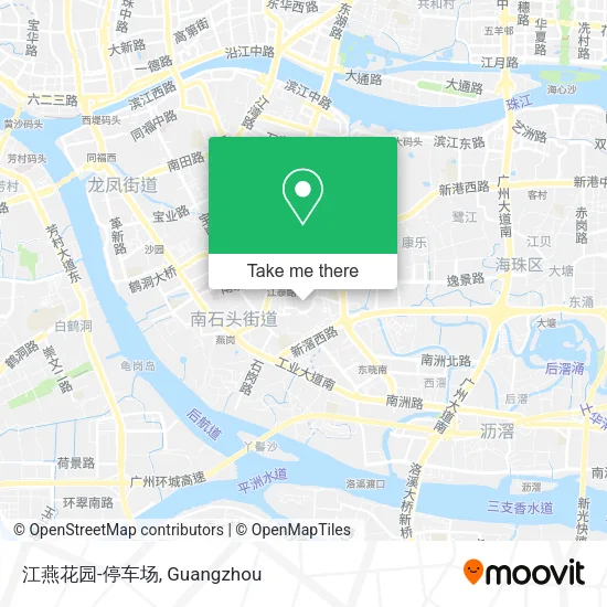 江燕花园-停车场 map