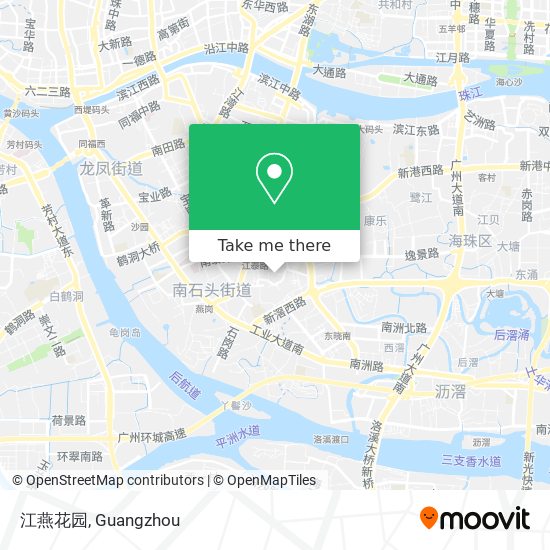 江燕花园 map