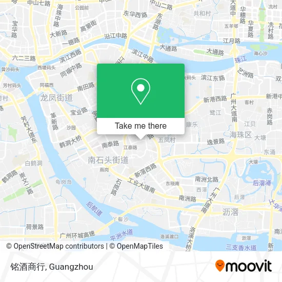 铭酒商行 map