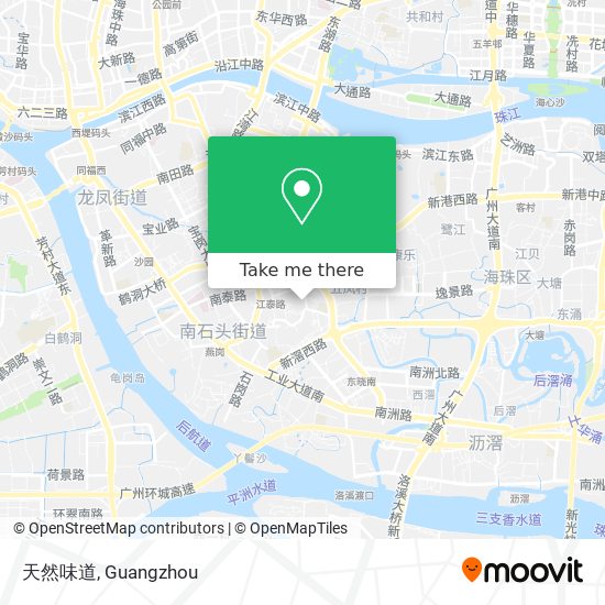 天然味道 map