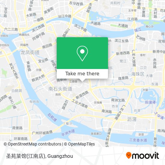 圣苑菜馆(江南店) map