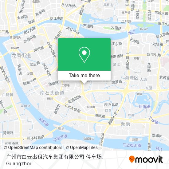 广州市白云出租汽车集团有限公司-停车场 map