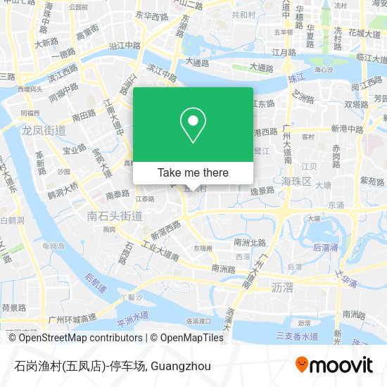 石岗渔村(五凤店)-停车场 map