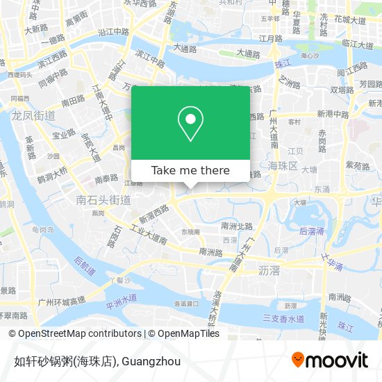 如轩砂锅粥(海珠店) map