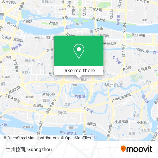 兰州拉面 map