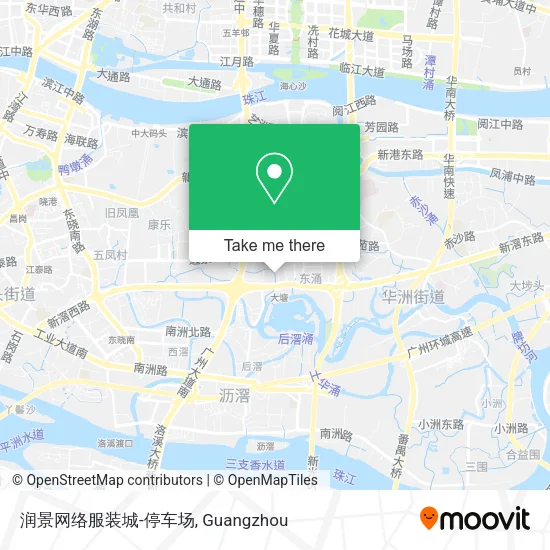 润景网络服装城-停车场 map