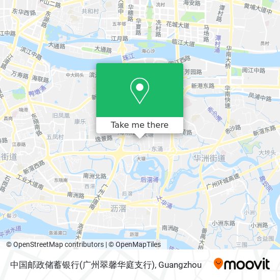中国邮政储蓄银行(广州翠馨华庭支行) map