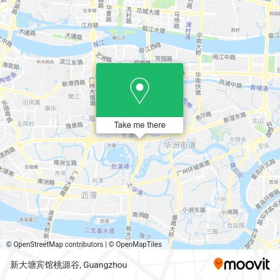 新大塘宾馆桃源谷 map