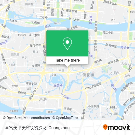 皇宫美甲美容纹绣沙龙 map