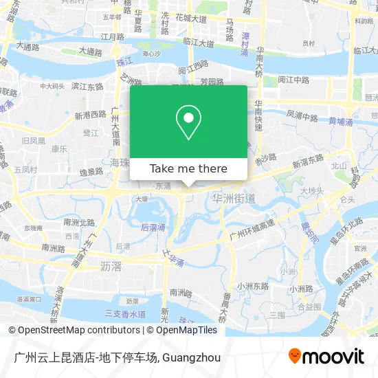 广州云上昆酒店-地下停车场 map