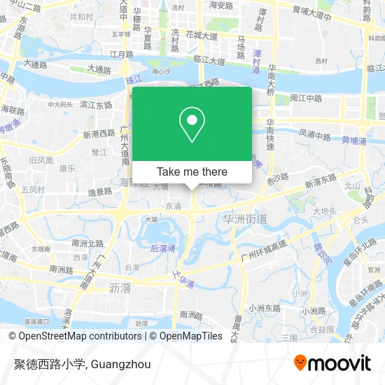 聚德西路小学 map